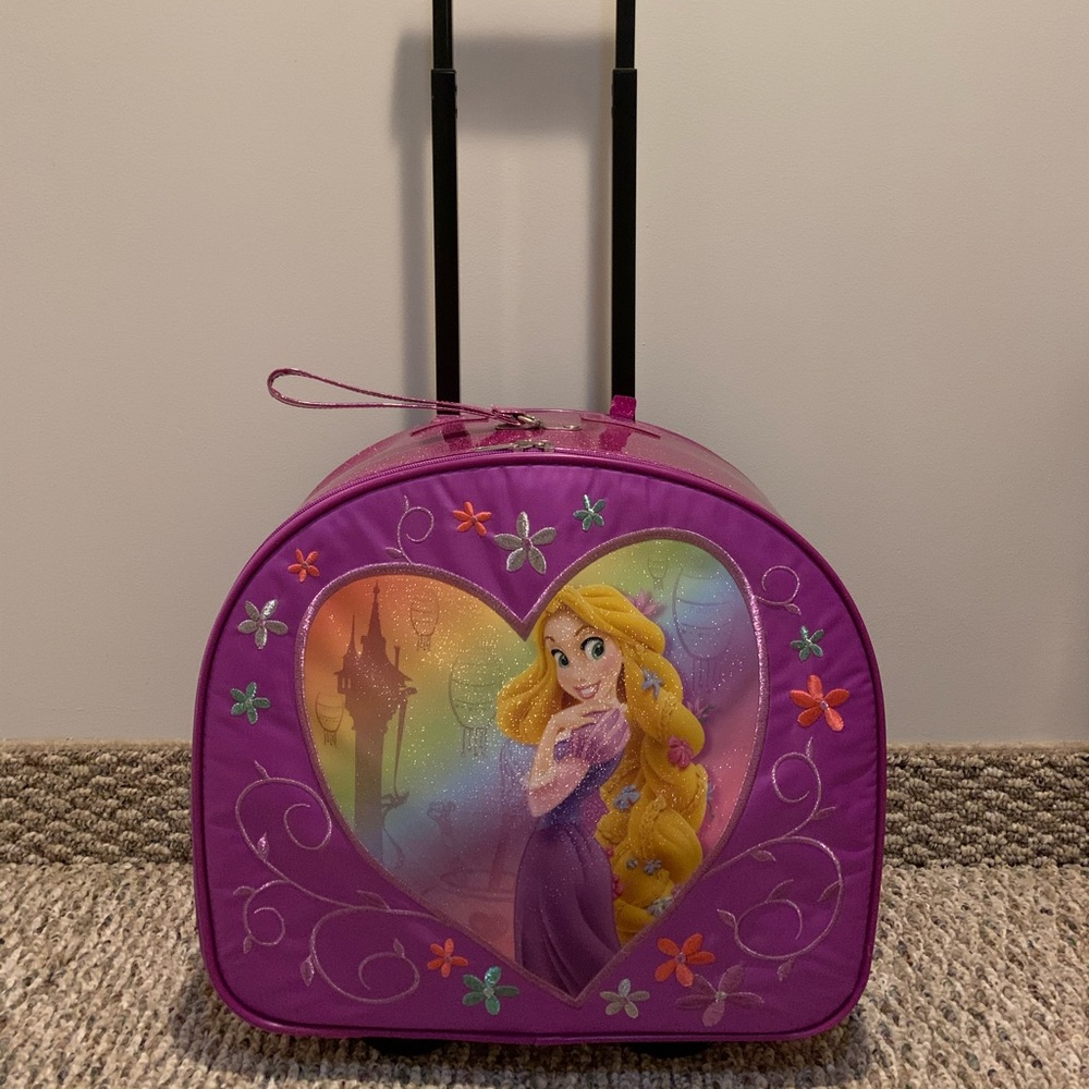 Rapunzel rolling travel bag